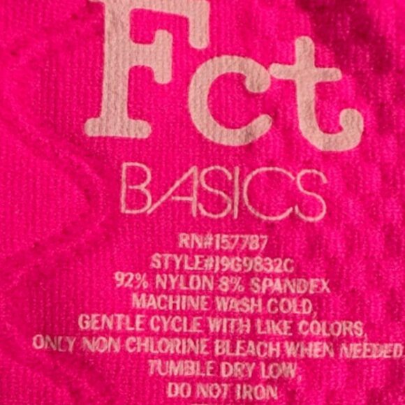 Women’s Hot Pink Textured Knit Tank Top Size L - Picture 5 of 6